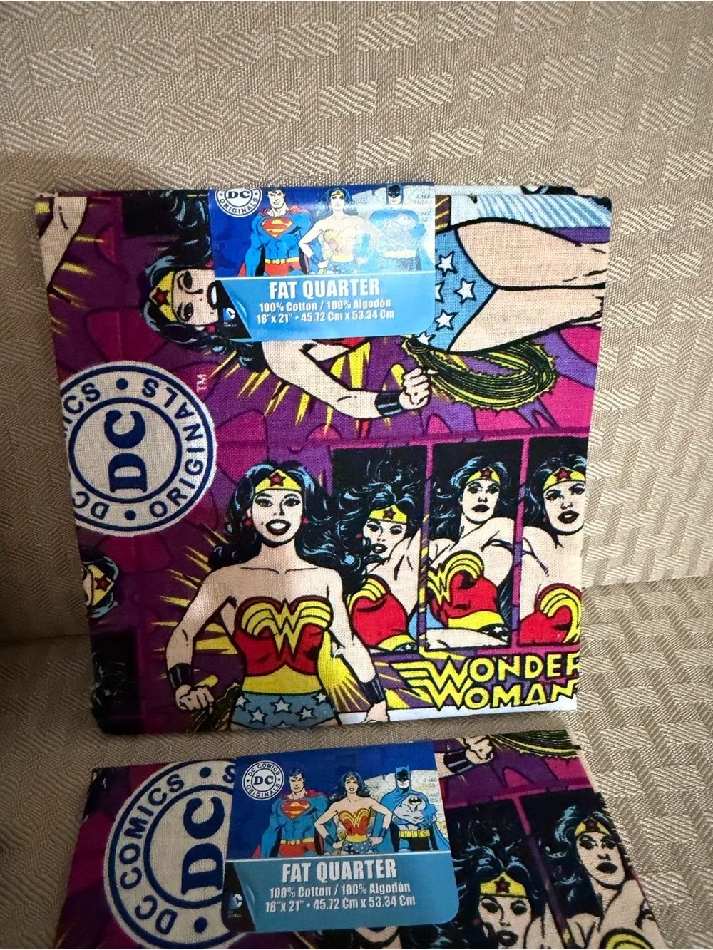 Superhero Cotton Fat Quarters - Batman, Wonder Woman & Star Wars Prints